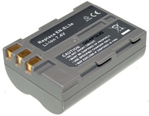Akku für Nikon D 200, Typ EN-EL3E, 1300 mAh