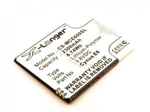 Akku für Mobistel Cynus E6 2300mAh, 3.8V