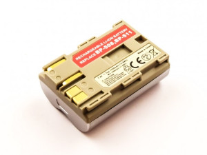 Akku für Canon MVX 3i, Typ BP-511 / BP512, silber, 1700 mAh