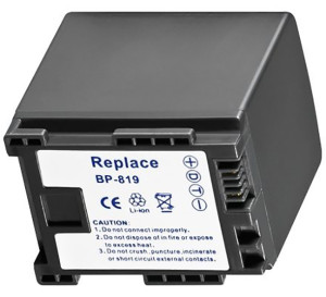 Akku für Canon HG 21, Typ BP-819, 1500 mAh