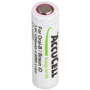 1250mAh Premium Akku kompatibel für Braun IO 6, 7, 8, 9, 10, 3,7 Volt, 48,8x14,1mm