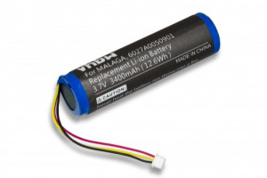 Akku für TOMTOM RIDER 2, Akku-Typ 6027A0050901, MALAGA, 3,7 V, 3400 mAh, Li-Ion