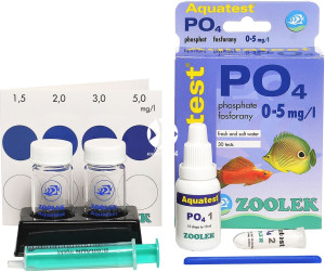 ZOOLEK Aqua Test PO4 - Test na fosforany do akwarium słodkowodnego i morskiego