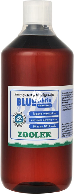 ZOOLEK Blue Ichtio 1000ml - Błękit zwalczający glony, bakterie i pierwotniaki