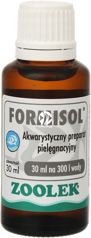 ZOOLEK Formisol 30ml - Preparat odkażający na pleśniawkę do akwarium słodkowodnego