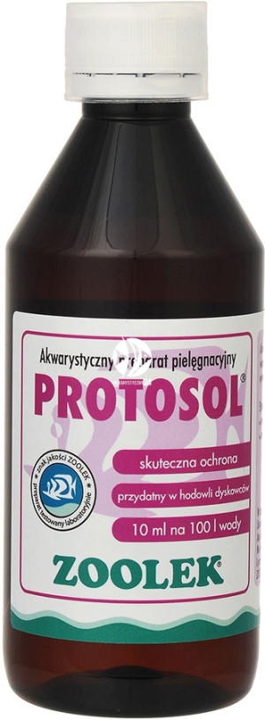 ZOOLEK Protosol 250ml - Preparat na wiciowce do akwarium słodkowodnego