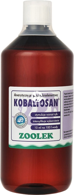 ZOOLEK Kobaltosan 1000ml - Preparat na wzrost i wybarwienie