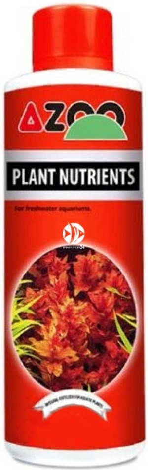 AZOO Plant Nutrients 500ml - Kompletny, podstawowy nawóz do akwarium z małą do średniej ilością światła.