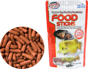 HIKARI Food Sticks 250g - Pływający pokarm dla mięsożernych ryb tropikalnych