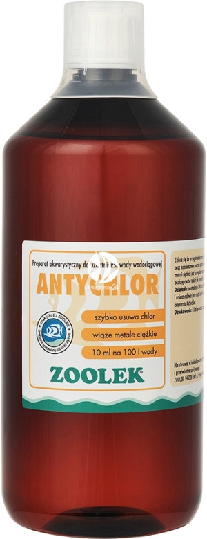 ZOOLEK Antychlor 1000ml - Uzdatniacz, usuwa chlor