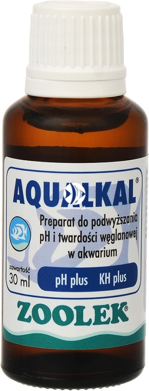 ZOOLEK Aqualkal 30ml - Podwyższa ph i twardość węglanową KH