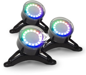 AQUAEL Waterlight Trio Color - Oświetlenie do ogrodu, oczka wodnego