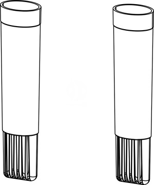 AQUAEL Rurka Ssąca Fzn 2 Szt. - Część zamienna do FZN-1, FZN-2, FZN-3