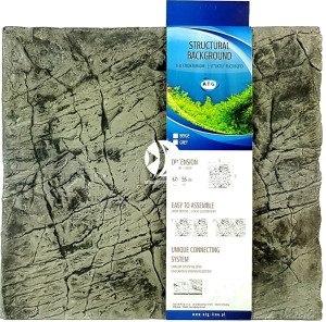 ATG Background Modul Grey L - 60x55cm - Tło modułowe, płaskie z motywem skalnym