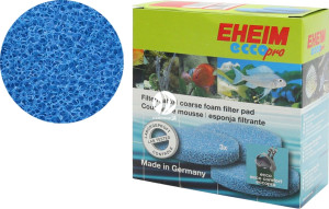 EHEIM Gąbki Niebieskie - Gąbka niebieska do filtrów Eheim Ecco 2231/2233/2235, Ecco Comfort 2232/2234/2236 i EccoPro 2032/2034/2036 (komplet 3 sztuk)