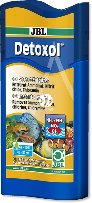 JBL Detoxol 100ml - Usuwa NH3, NH4, NO2, Cl2