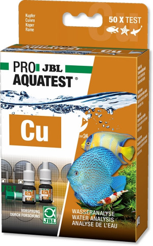 JBL Test Cu - Test na miedź (Cu) do akwarium słodkowodnego, morskiego