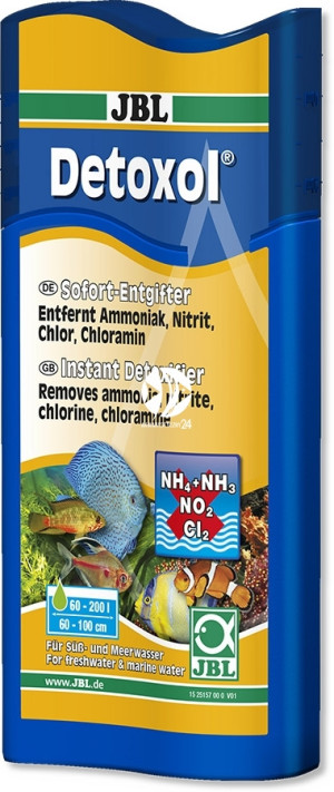 JBL Detoxol 250ml - Usuwa NH3, NH4, NO2, Cl2