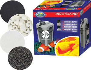 AQUA NOVA Media Pack - Zestaw wkładów do filtra NCF 2000
