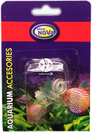 AQUA NOVA Przyssawka 4mm 2szt - Komplet do mocowania na wąż 4/6mm