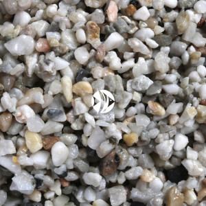 AQUA DELLA Gravel Light Coarse 10kg (3-6mm) Rozważony - Brak oryginalnego opakowania - Żwir jasny, naturalne podłoże do akwarium, nie zmienia parametrów wody.
