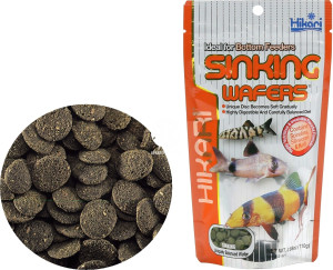HIKARI Sinking Wafers 110g - Tonący pokarm dla kirysów, sumów i innych ryb dennych