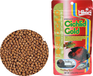 HIKARI Cichlid Gold Baby 57g - Pływający pokarm dla pielęgnic i innych ryb tropikalnych