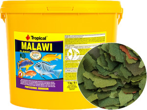 TROPICAL Malawi 1kg/5L - Podstawowy pokarm płatkowany dla pielęgnic mbuna z jeziora Malawi