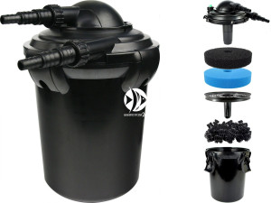 AQUA NOVA Bio Pressure Filter NPF-10 - Filtr ciśnieniowy z lampą UV do oczka wodnego