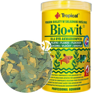 TROPICAL Bio-Vit 100ml/20g - Roślinny, podstawowy pokarm płatkowany