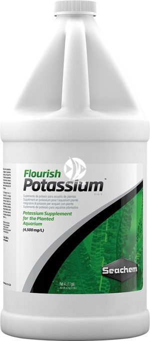 SEACHEM Flourish Potassium 4L - Nawóz potasowy, potas dla roślin akwariowych