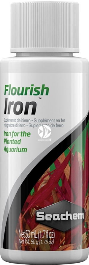 SEACHEM Flourish Iron 50ml - Nawóz żelazowy dla roślin wodnych.