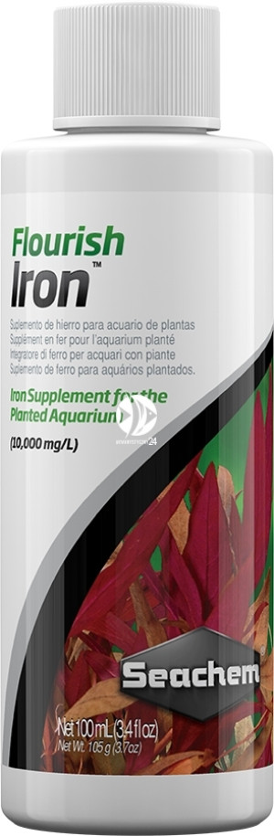 SEACHEM Flourish Iron 100ml - Nawóz żelazowy dla roślin wodnych.
