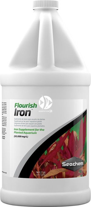 SEACHEM Flourish Iron 4L - Nawóz żelazowy dla roślin wodnych.