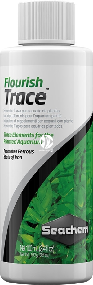 SEACHEM Flourish Trace 100ml - Nawóz dostarcza szeroką gamę pierwiastków śladowych.