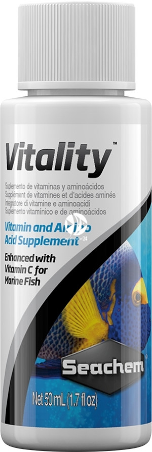 SEACHEM Vitality 50ml - Witaminy i aminokwasy dla ryb morskich