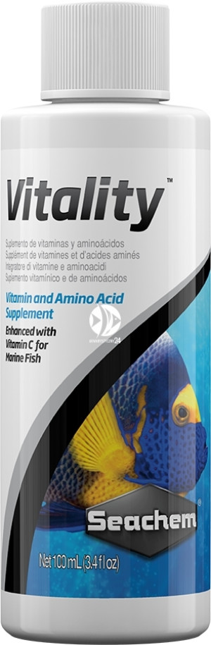 SEACHEM Vitality 100ml - Witaminy i aminokwasy dla ryb morskich