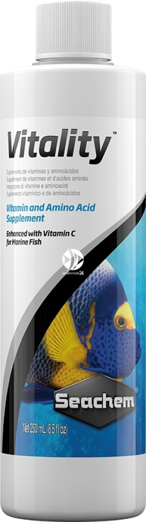 SEACHEM Vitality 250ml - Witaminy i aminokwasy dla ryb morskich