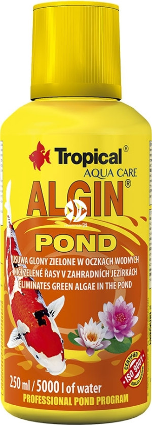 TROPICAL Algin Pond 250ml - Środek na glony do oczka wodnego, stawu