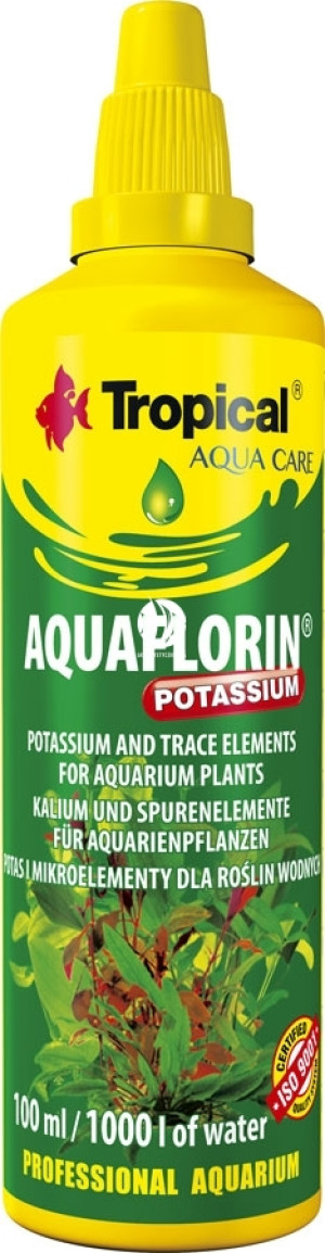TROPICAL Aquaflorin Potassium 100ml - Odżywka z potasem dla roślin wodnych