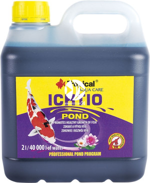 TROPICAL Ichtio Pond 2L - Preparat do bezpiecznego i prawidłowego rozwoju ryb w oczku wodnym, stawie