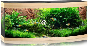 JUWEL Vision 450 HeliaLux Spectrum Jasne drewno (dąb) - Akwarium z pełnym wyposażeniem bez szafki, 3 kolory do wyboru