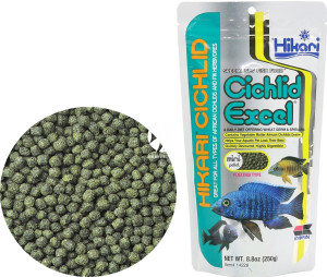 HIKARI Cichlid Excel Mini 250g - Pływający pokarm dla pielęgnic i innych ryb roślinożernych