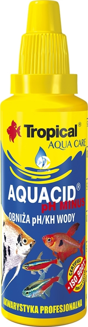 TROPICAL Aquacid pH Minus 30ml - Preparat do obniżania pH wody