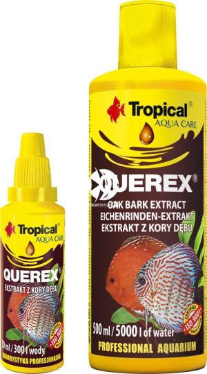 TROPICAL Querex 30ml - Ekstrakt z kory dębowej dla ryb wód kwaśnych(czarnych)