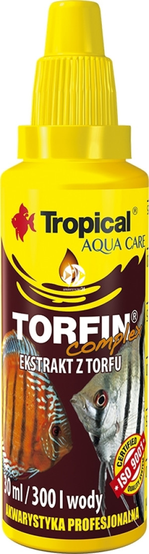 TROPICAL Torfin Complex 30ml - Ekstrakt z torfu wysokiego dla ryb wód kwaśnych