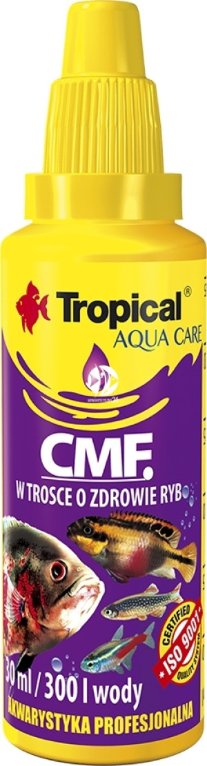 TROPICAL CMF 30ml - Preparat leczniczy na ospę rybią(kulorzęska) grzyby bakterie patogeny