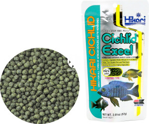 HIKARI Cichlid Excel Mini 57g - Pływający pokarm dla pielęgnic i innych ryb roślinożernych