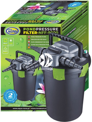 AQUA NOVA NFF-9000 - Filtr ciśnieniowy UV-C do oczka wodnego