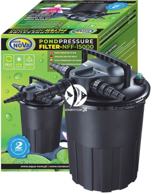 AQUA NOVA NFF-15000 - Filtr ciśnieniowy UV-C do oczka wodnego
